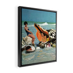 Greetings from Seashells! Framed Canvas Print Gallery Image 2