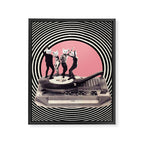 Groovy Cats Framed Canvas Print Gallery Image 6