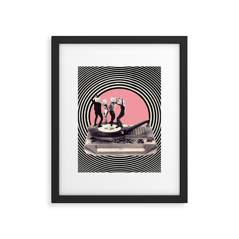 Groovy Cats Framed Art Print Gallery Image 5