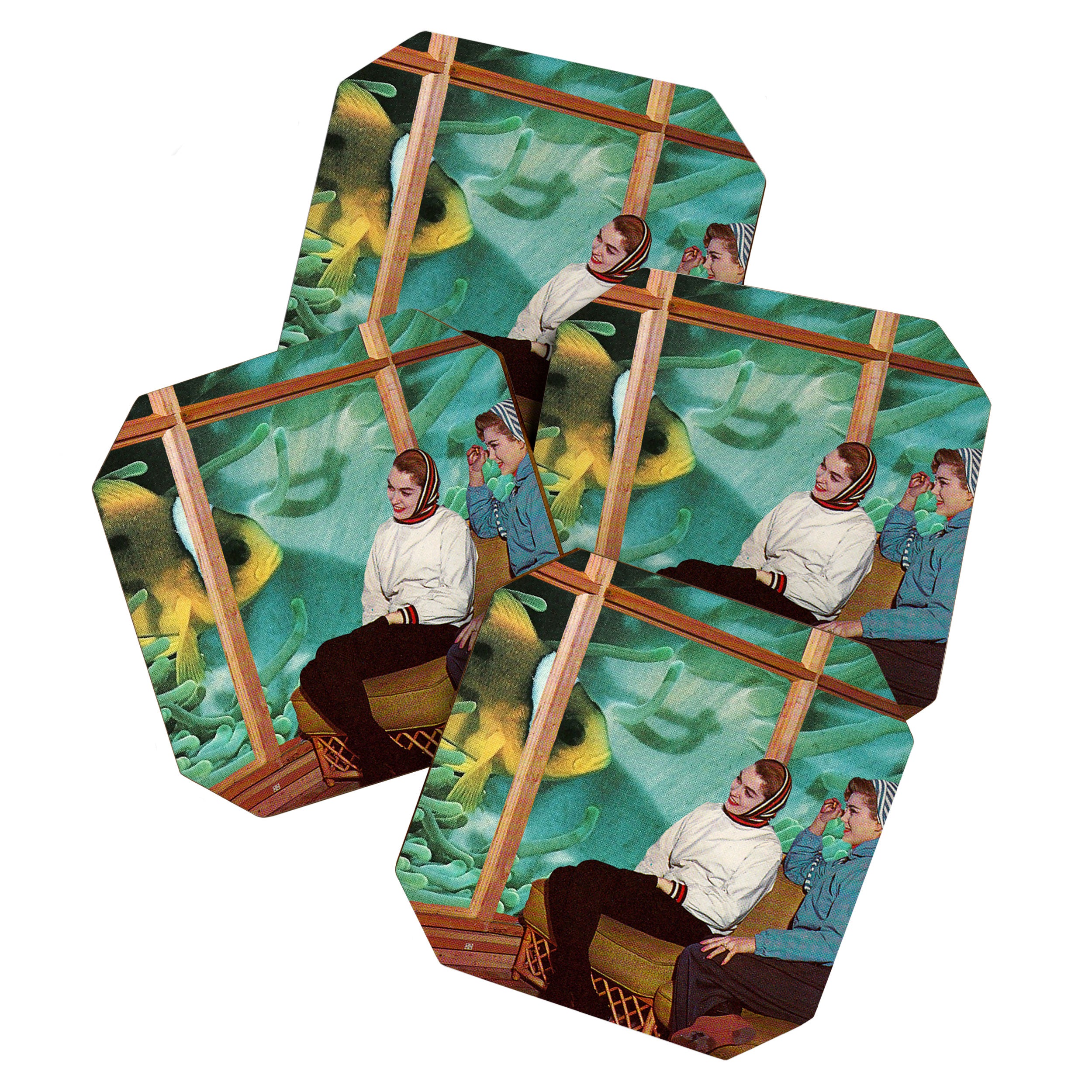 Hello Fish Coaster Gallery Image 1