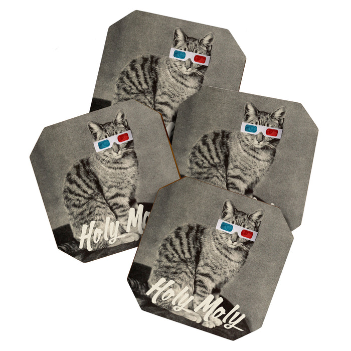 Holy Moly cat Coaster Gallery Image 1