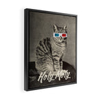 Holy Moly cat Framed Canvas Print Gallery Image 2