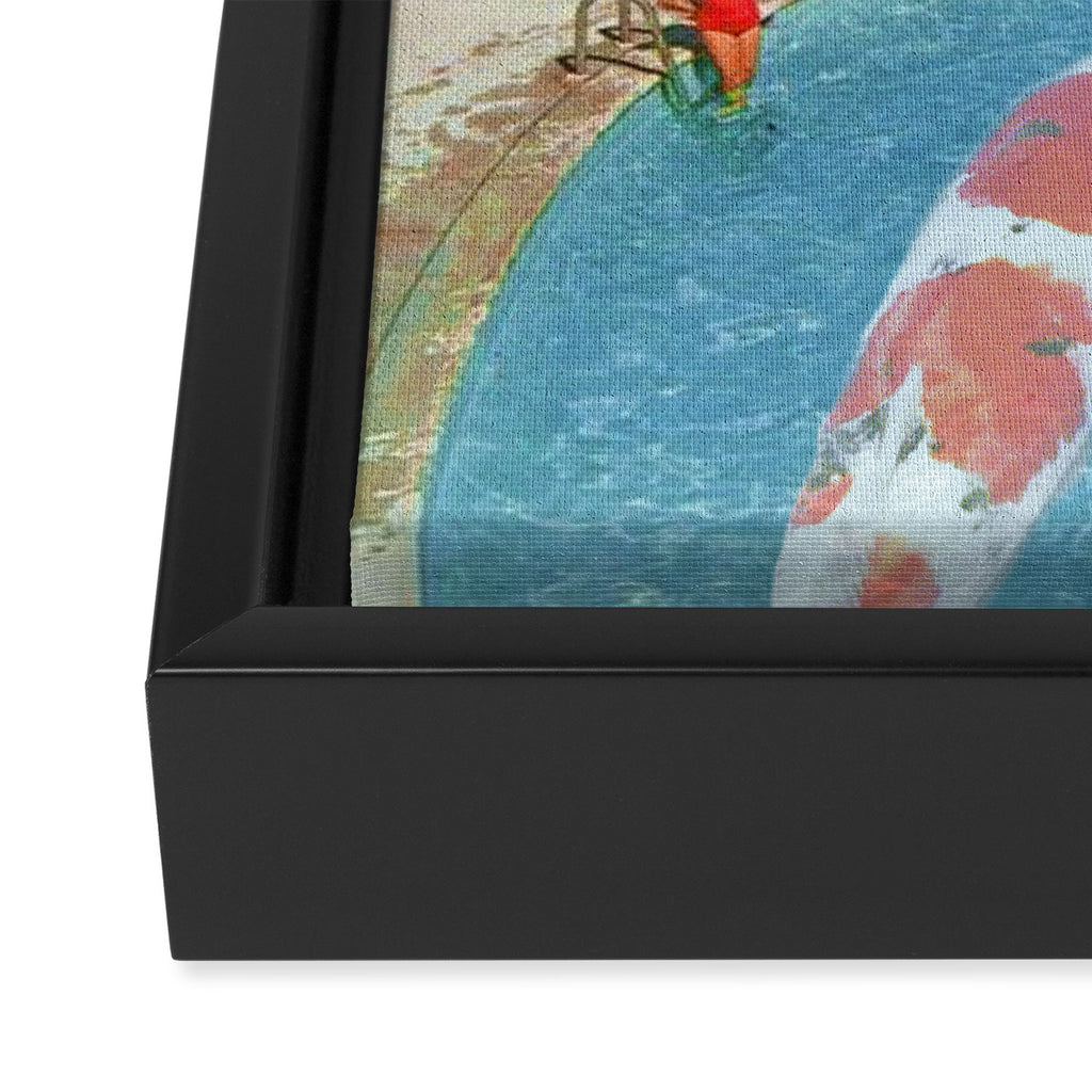 Hotel Koi Framed Canvas Print Gallery Image 3