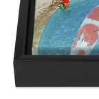 Hotel Koi Framed Canvas Print Gallery Image 3