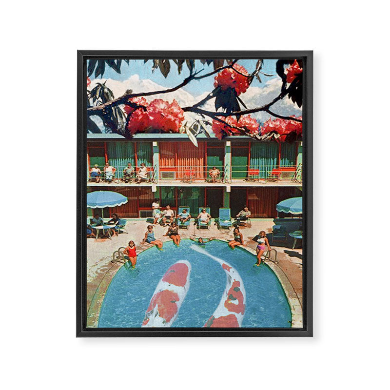 Hotel Koi Framed Canvas Print Gallery Image 6