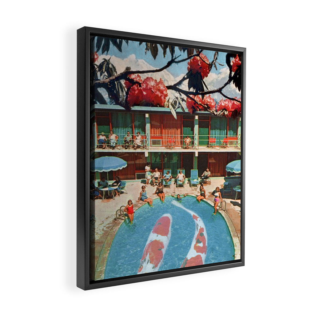 Hotel Koi Framed Canvas Print Gallery Image 2