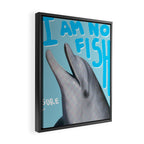 I am no fish Framed Canvas Print Gallery Image 2