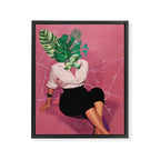 I leaf you Framed Canvas Print Gallery Image 6