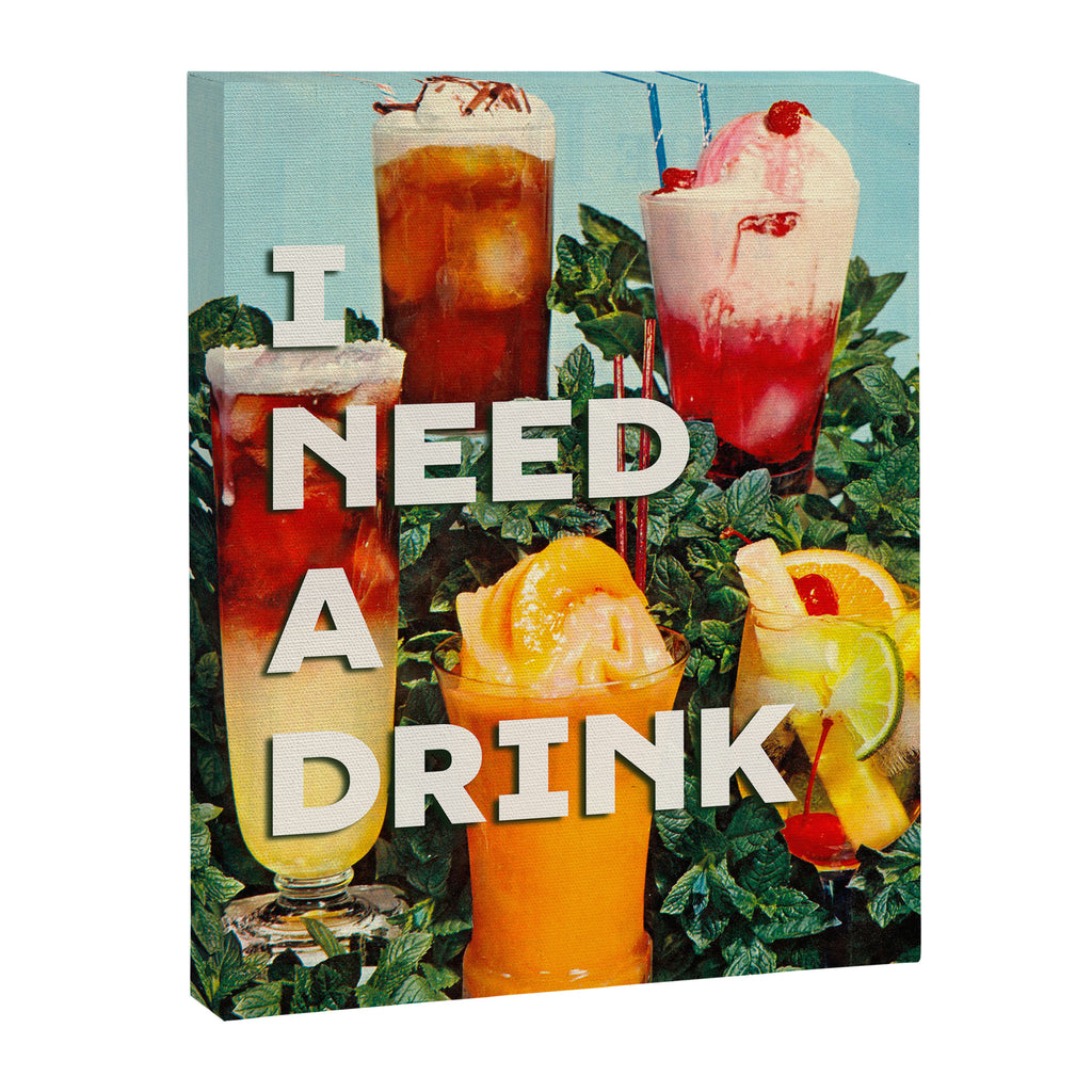 I need a drink (Cocktail time!) Canvas Print Gallery Image 6