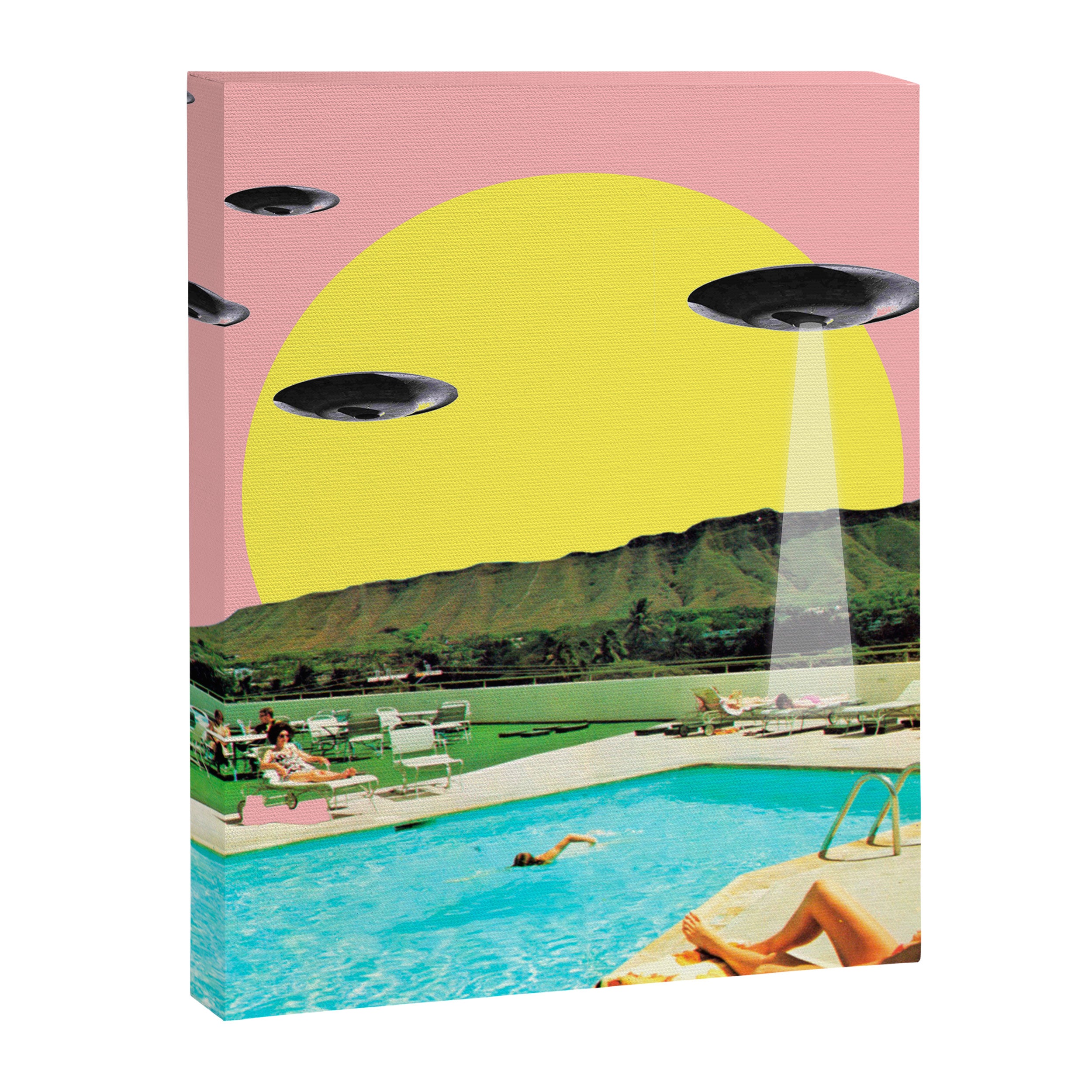 Invasion on vacation (Square) Canvas Print Gallery Image 8