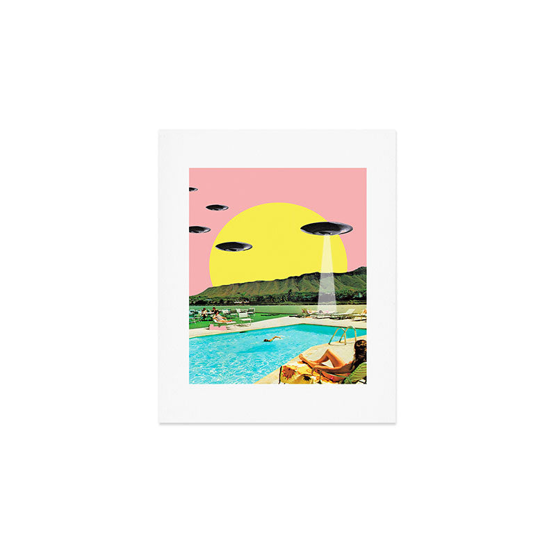 Invasion on vacation (Square) Art Print Gallery Image 1