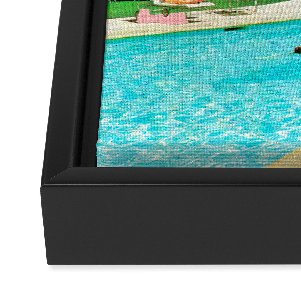 Invasion on vacation (Square) Framed Canvas Print Gallery Image 3