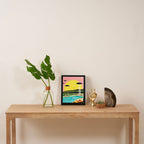 Invasion on vacation (Square) Framed Canvas Print Gallery Image 4