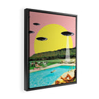 Invasion on vacation (Square) Framed Canvas Print Gallery Image 2