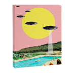 Invasion on vacation (UFO in Hawaii) Canvas Print Gallery Image 6