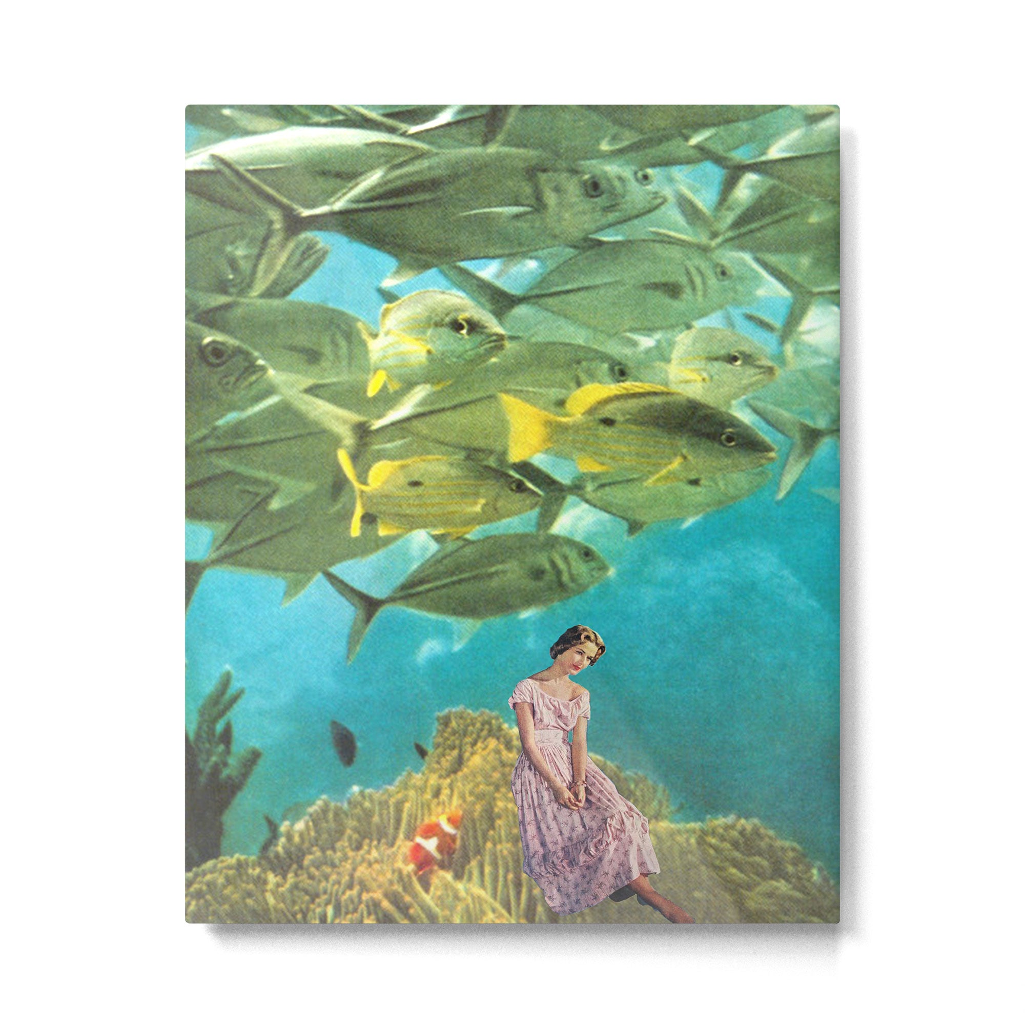 'It's Lonely Down Here' // Under the Sea Metal Print Gallery Image 4