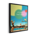 It's not that deep Framed Canvas Print Gallery Image 2