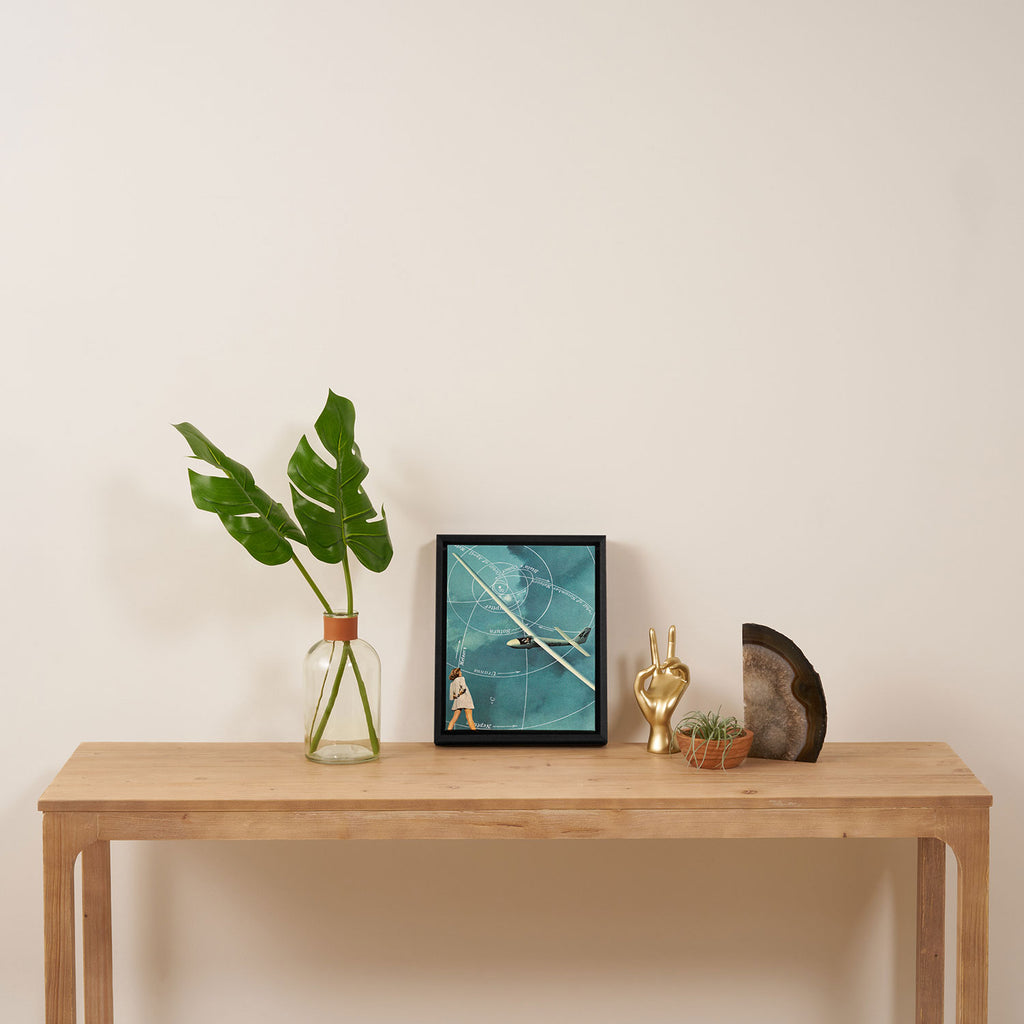 Longing (to travel again) Framed Canvas Print Gallery Image 4