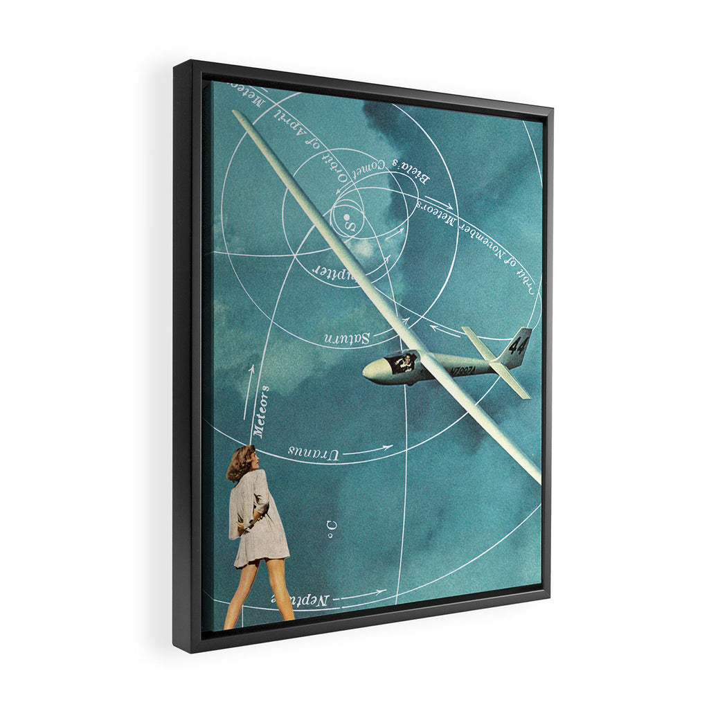 Longing (to travel again) Framed Canvas Print Gallery Image 2