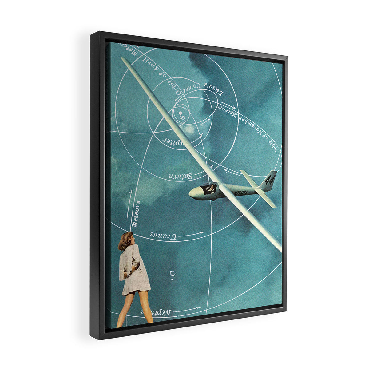 Longing (to travel again) Framed Canvas Print Gallery Image 2