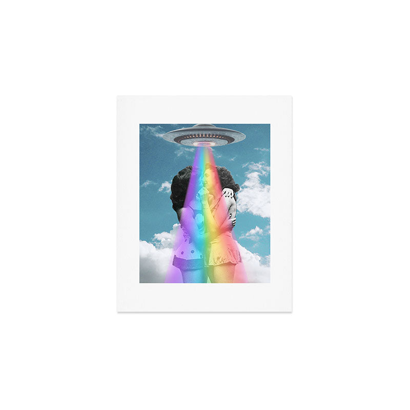 Love is love is love // Pride & UFOs Art Print Gallery Image 1