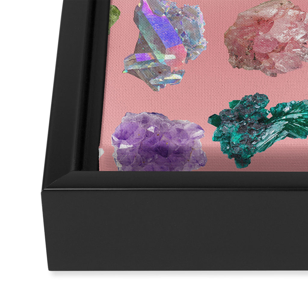 Magic Crystals Framed Canvas Print Gallery Image 3