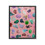 Magic Crystals Framed Canvas Print Gallery Image 6