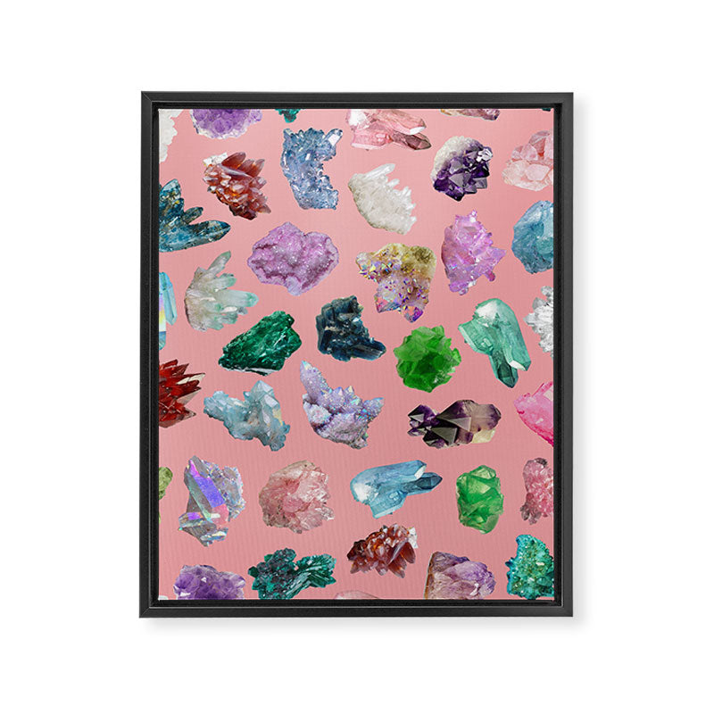 Magic Crystals Framed Canvas Print Gallery Image 6