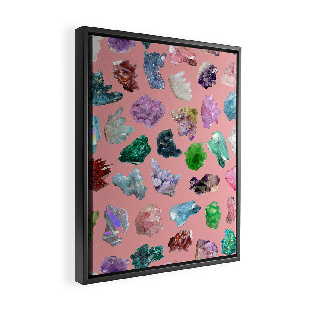 Magic Crystals Framed Canvas Print Gallery Image 2