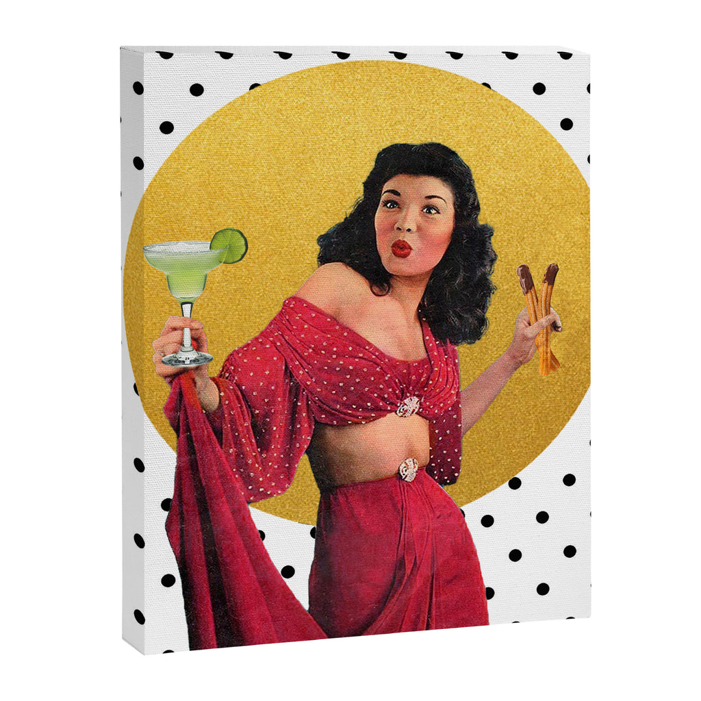 Margaritas & Churros (You can have it all) Canvas Print Gallery Image 8