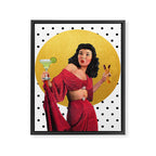 Margaritas & Churros (You can have it all) Framed Canvas Print Gallery Image 8
