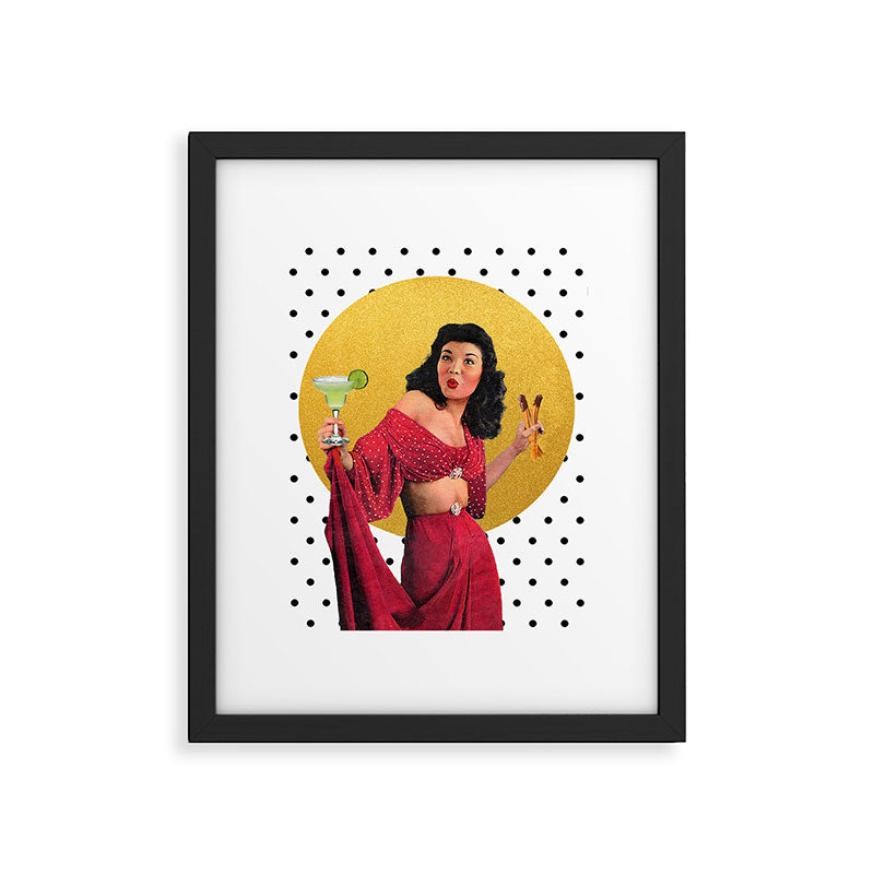 Margaritas & Churros (You can have it all) Framed Art Print Gallery Image 4