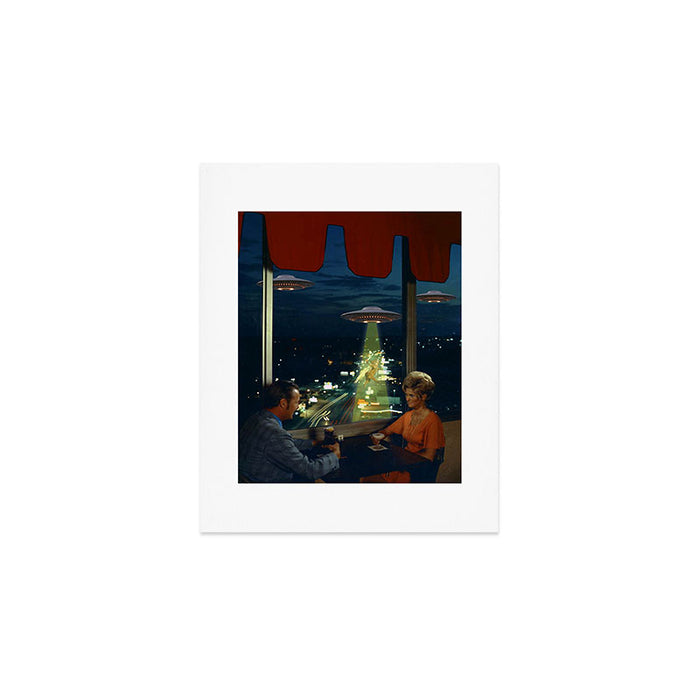 Meow! Cat abduction Art Print Gallery Image 1