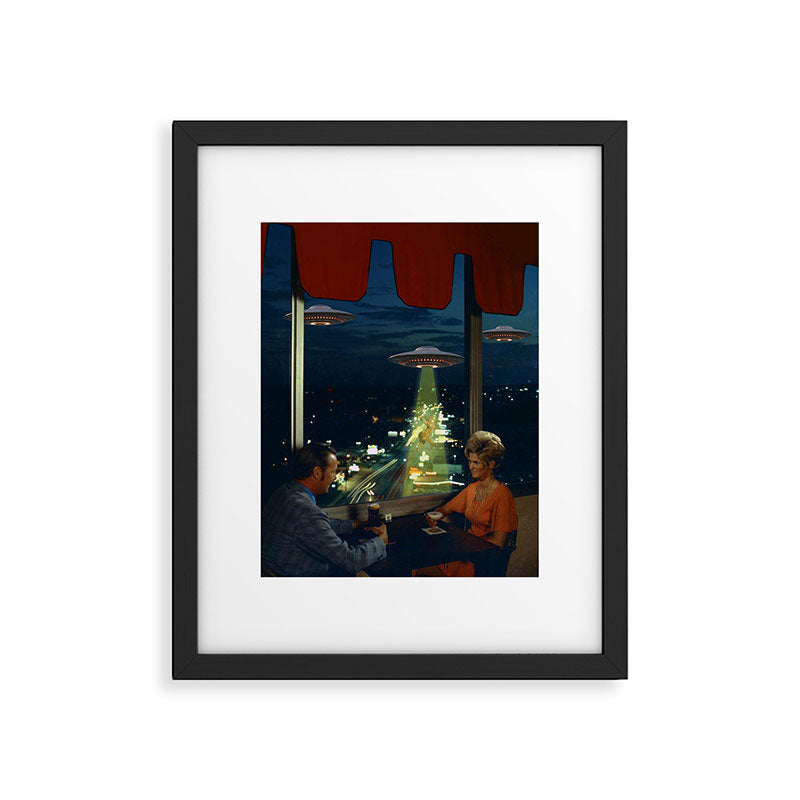 Meow! Cat abduction Framed Art Print Gallery Image 5