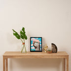 Meow // Cat Transformation Framed Canvas Print Gallery Image 4