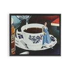 Morning coffee Framed Canvas Print Gallery Image 3