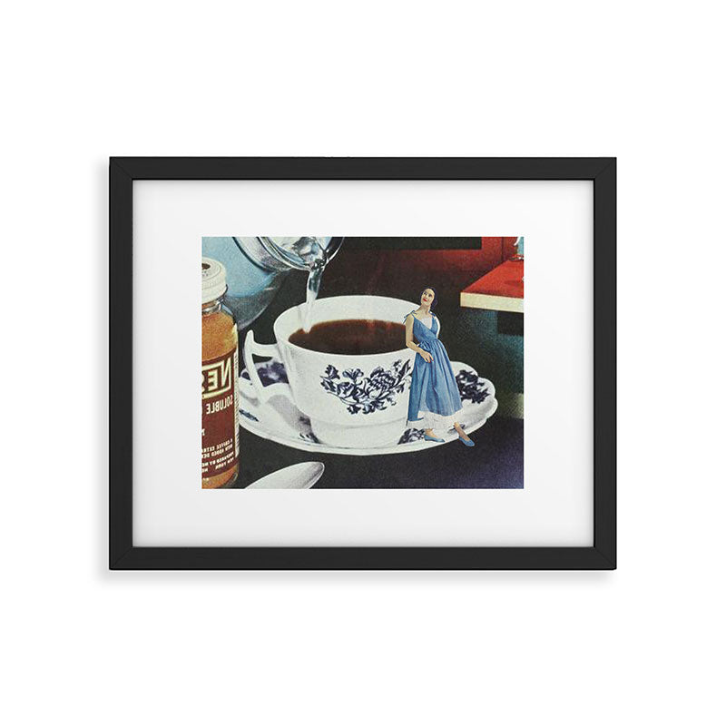 Morning coffee Framed Art Print Gallery Image 4