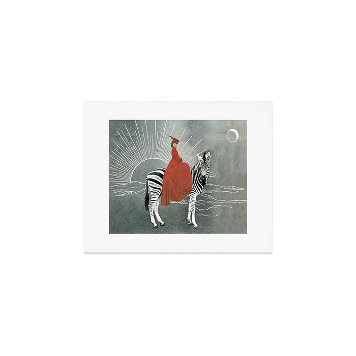 My zebra and I Art Print Gallery Image 1