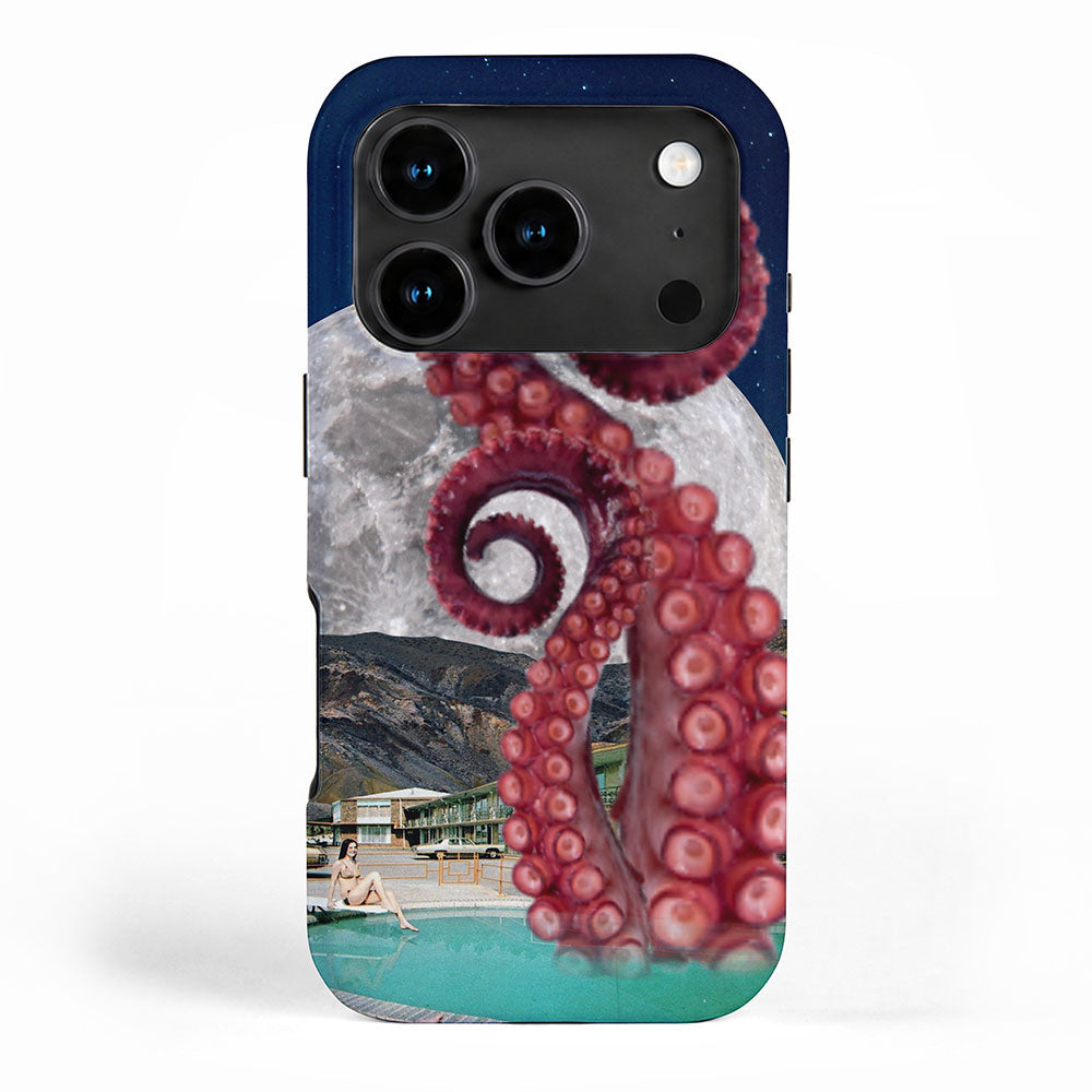 Octopus in the pool iPhone Case Gallery Image 1