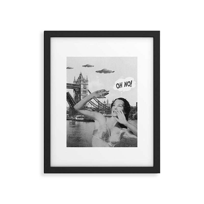 Oh no! London ca. 1950 Framed Art Print Gallery Image 5