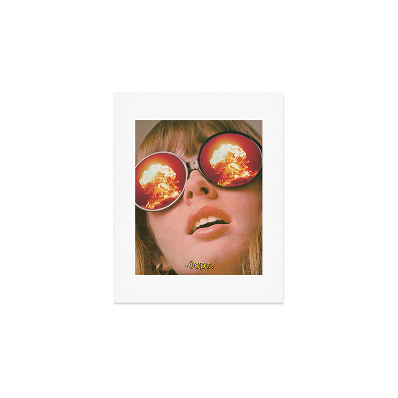 Oops Art Print Gallery Image 1