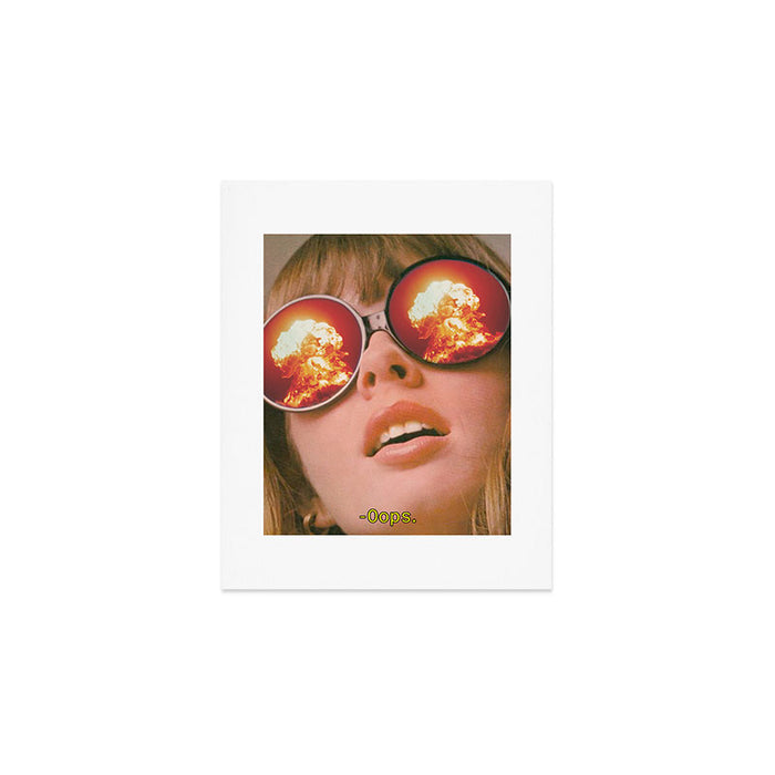 Oops Art Print Gallery Image 1