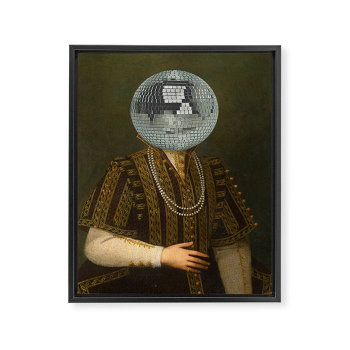 Party Girl Framed Canvas Print Gallery Image 1
