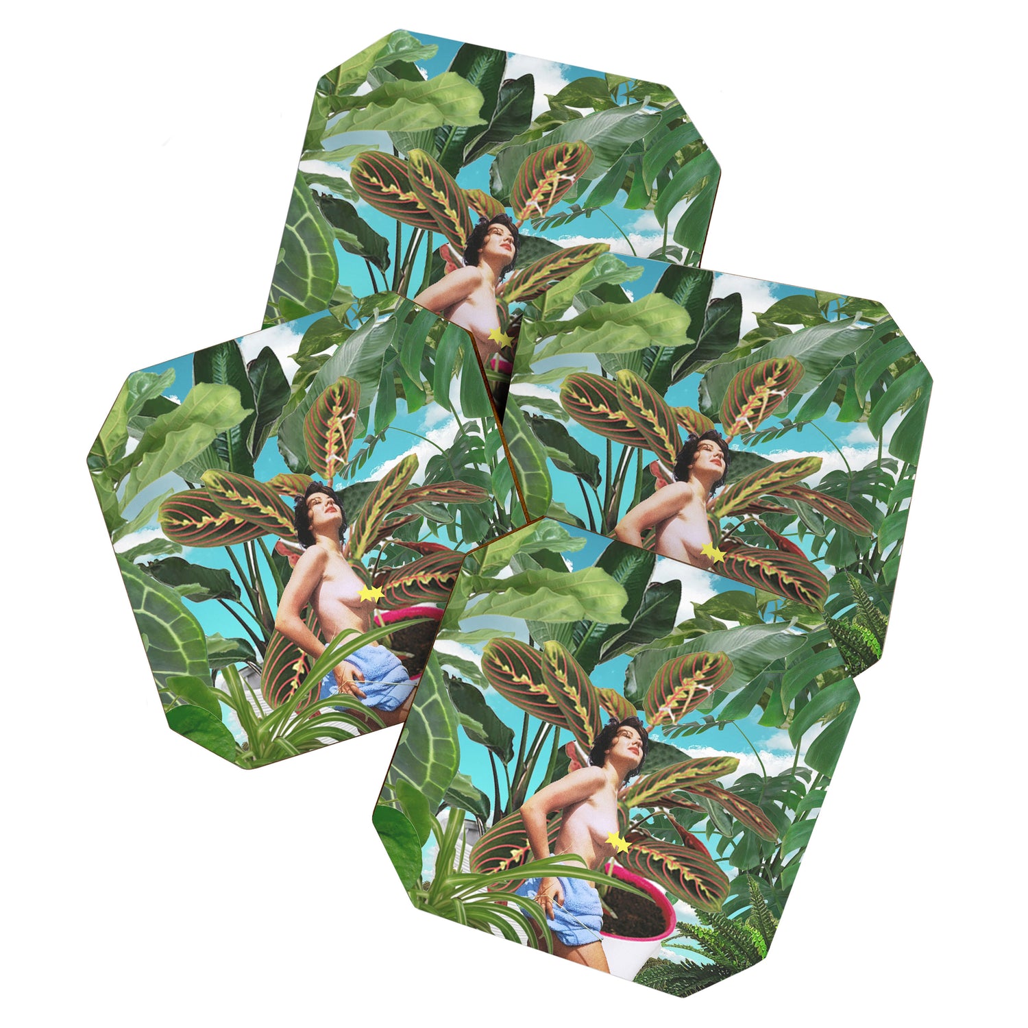 Plants are my real friends Coaster Gallery Image 1