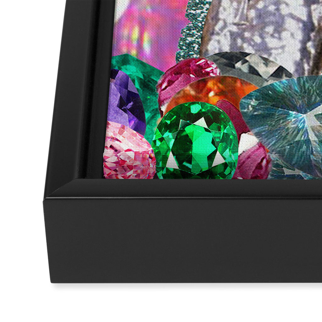 Power of Disco Framed Canvas Print Gallery Image 3