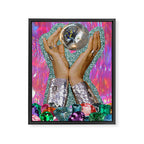 Power of Disco Framed Canvas Print Gallery Image 6