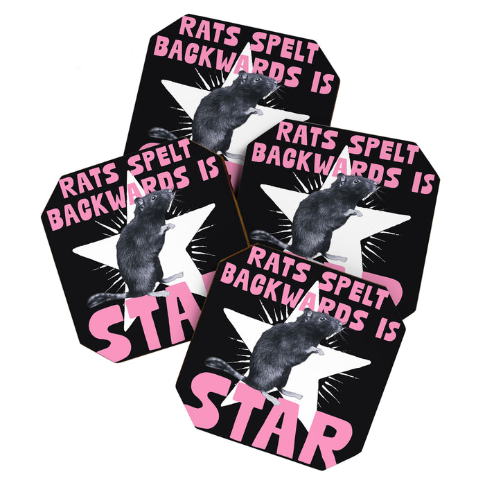Rats spelt backwards is STAR Coaster Gallery Image 1