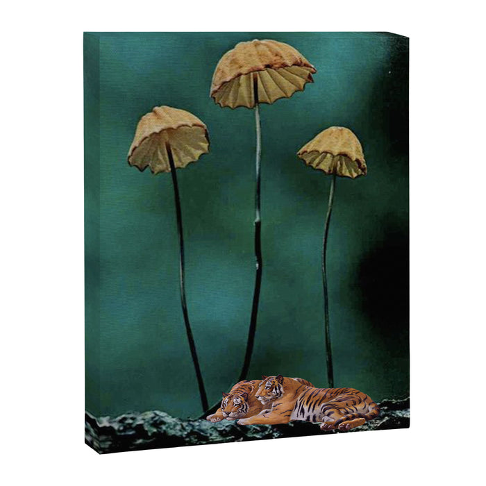 Resting Tigers Canvas Print Gallery Image 1
