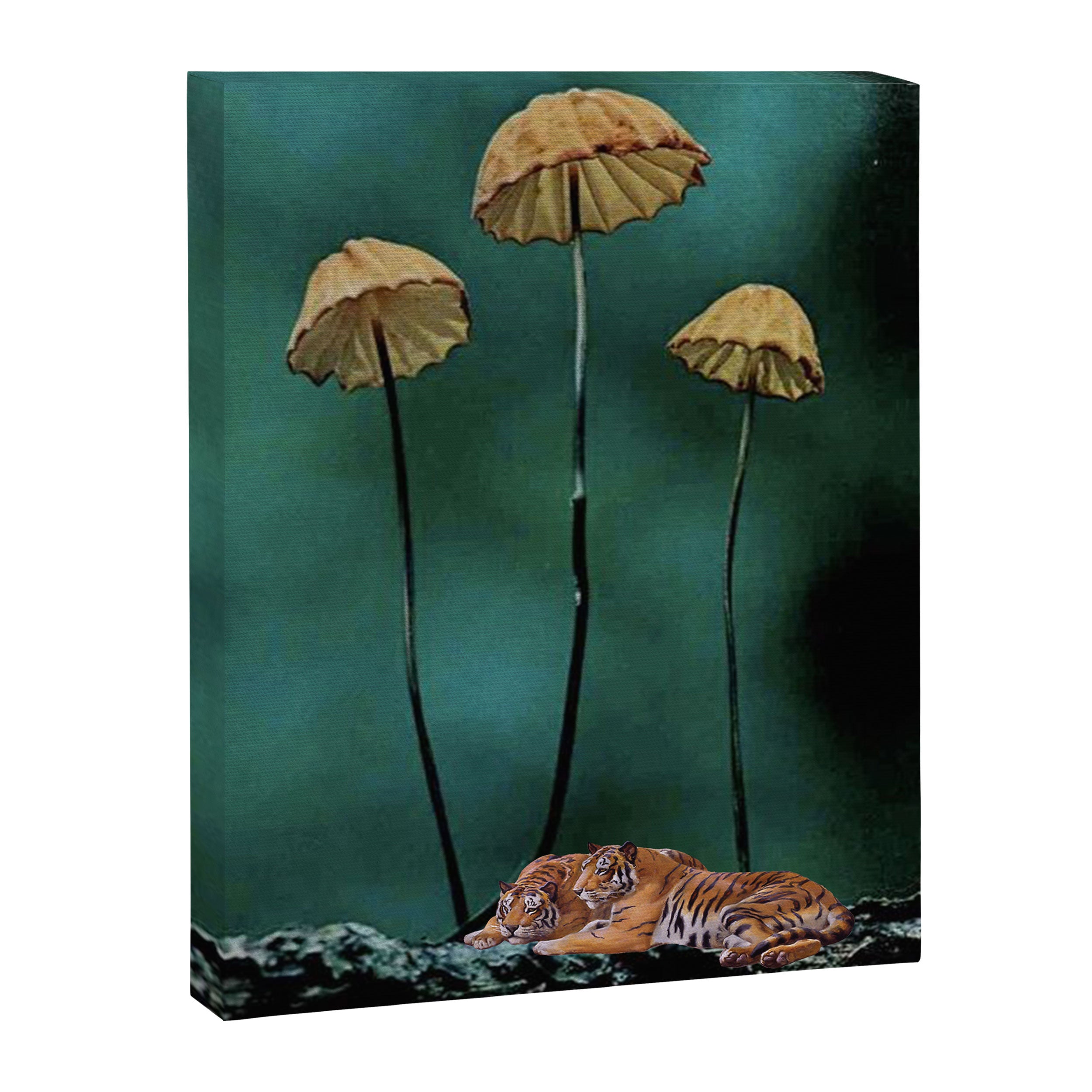 Resting Tigers Canvas Print Gallery Image 6