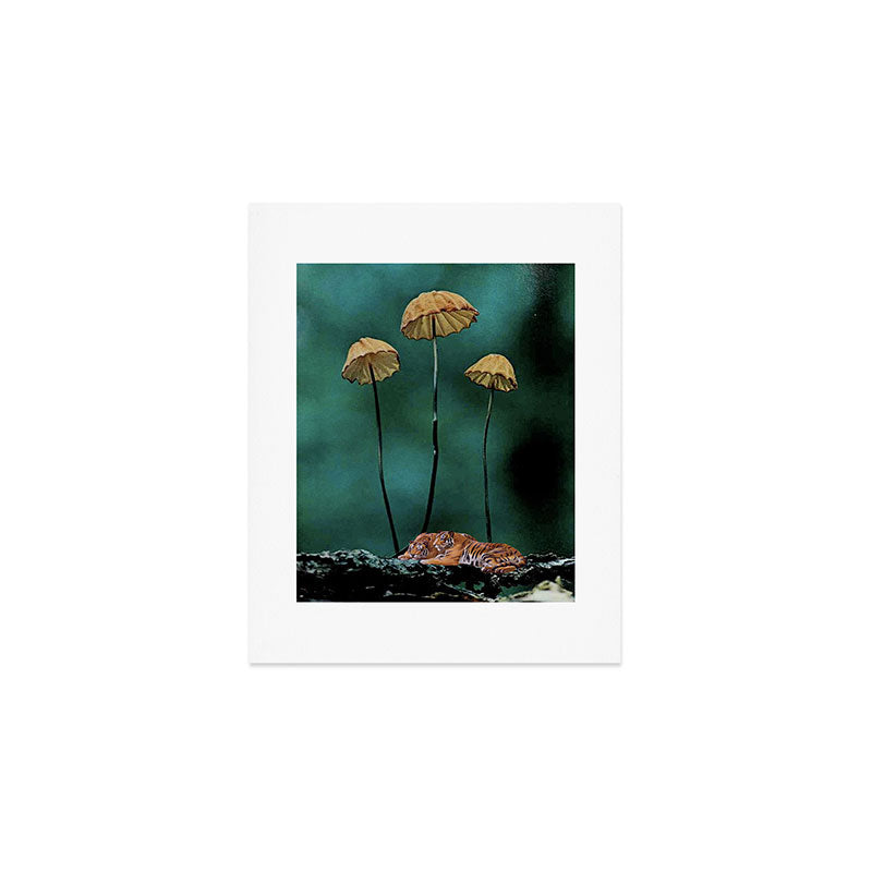 Resting Tigers Art Print Gallery Image 1